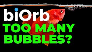 biOrb Aquarium  Air bubbles too high [upl. by Tsew]