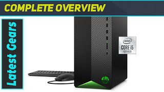 Unboxing and Review HP Pavilion Gaming Desktop [upl. by Aitekram]