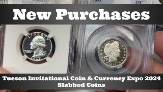 New Purchases  Tucson Invitational Coin Show 2024  Slabbed Coins [upl. by Kai786]