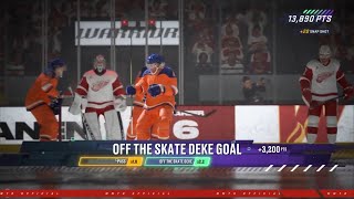 NHL 24 HUT Rush  Off The Skate Deke Goal Off The Skate Deke Snap Shot PS5 Miro Heiskanen [upl. by Arikaahs82]