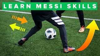 TOP 5 MESSI FOOTBALL SKILLS [upl. by Yeslrahc]