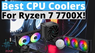 The Best CPU Coolers For Ryzen 7 7700x  TOP 3 [upl. by Kelcie412]