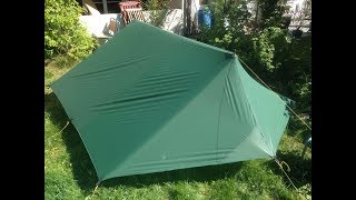 Gluing vs Sewing a Silnylon Tarp [upl. by Simpkins]