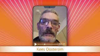 TV Oranje app videoboodschap  Kees Oosterom [upl. by Toomin603]