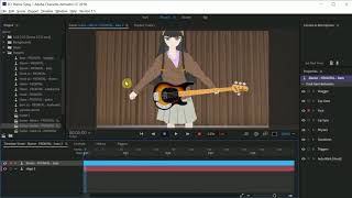 Drags and movements synchronized with music in Adobe Character Animator [upl. by Ernald]