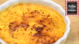 Krem Brule Nasıl Yapılır Pratik Tarif  Creme Brulee Quick Recipe [upl. by Nesila168]