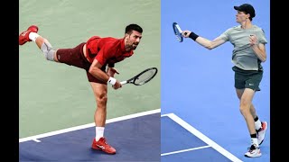 Tennis Elbow 4 Novak Djokovic vs Jannik Sinner  SIX KINGS SLAM [upl. by Earle]