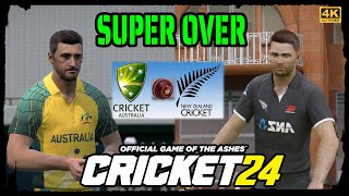 Australia vs New Zealand Super Over  Cricket 24 [upl. by Anayrb]