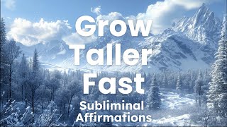 🌟 Grow Taller FAST 🚀 Powerful Subliminal for Height Increase amp Growth Spurt 🌱 Listen Dailyquot [upl. by Lidstone366]