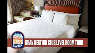 Disneys Coronado Springs Resort Gran Destino Tower Club Level Room Tour [upl. by Repip881]