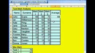 E12 Simple Formulae Addition SUM and division in Excel [upl. by Mikkel]