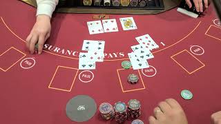 MY BEST BLACKJACK WIN In Las Vegas With 1K Hands [upl. by Adne]