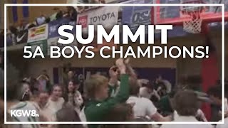 Summit wins Oregon 5A high school boys basketball championship [upl. by Siffre675]