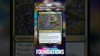 New Koma WorldEater Printing  Magic The Gathering Foundations [upl. by Claudette]