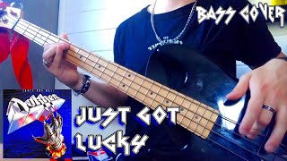 DOKKEN  JUST GOT LUCKY BASS COVER [upl. by Yslehc240]