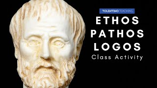 Rhetorical Appeals Ethos Pathos and Logos Includes Worksheet [upl. by Eelirem]