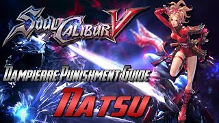 Soul Calibur V Dampierre Punishment Guide  Natsu [upl. by Yekram]