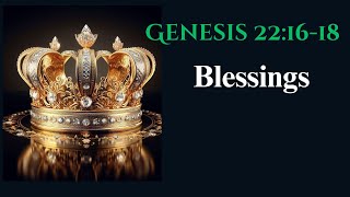 Genesis 221618 genesis22 blessings multiplication [upl. by Lyndy954]