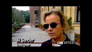 Jil Sander SS 1997 CNN Style with Elsa Klensch [upl. by Roosnam]