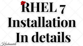 RHEL7 Installation  What You Need to Know [upl. by Groark]