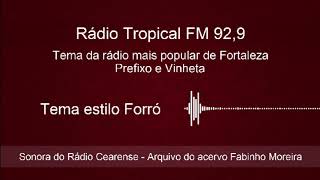 Vinheta da Rádio Tropical FM 929  Prefixo  Tema estilo forró  Ano 2001 [upl. by Hairabez]