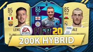 UNSTOPPABLE 200K HYBRID w POTM VARDY SBC FIFA 20 SQUAD BUILDER [upl. by Kcirederf]