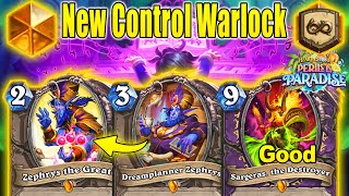 New Best Control Warlock Deck With Double Zephrys Is Good At Perils in Paradise MiniSet Hearthstone [upl. by Addison346]