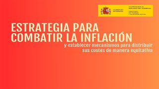 Las estrategias para combatir la inflación y establecer mecanismos para distribuir sus costes [upl. by Yejus746]