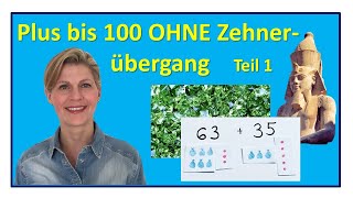 Plus minus bis 100 rechnen ohne ZehnerübergangTeil 1  Wie viele Edelsteine hat der Pharao [upl. by Terle491]