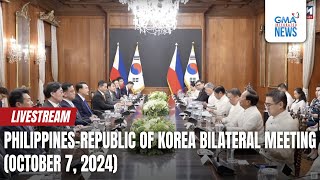 LIVE PhilippinesRepublic of Korea Bilateral Meeting October 7 2024  Replay [upl. by Hsac]