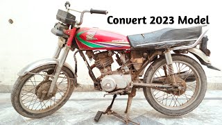 Full Restoration Old Model Honda Bike [upl. by Burkhart]