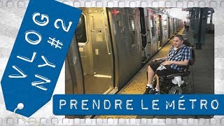 Vlog New York accessible en fauteuil 2  Prendre le métro  Coney Island [upl. by Dunseath280]