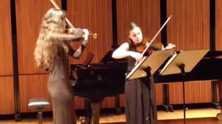 Spohr violin Duo 2 op67 [upl. by Eelynnhoj]