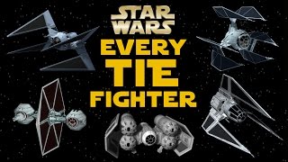 All TIE Fighter Types and Variants in Star Wars Legends [upl. by Tobey]