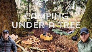 Camping under a tree with exploding rocks 🏕💯🔥 [upl. by Ojillib571]