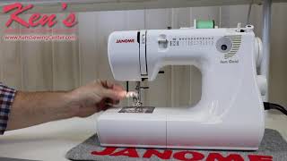 Janome Jem Gold 660 Sewing Machine Overview By Kens Sewing Center in Muscle Shoals AL [upl. by Caritta]