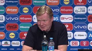 Ronald Koeman We had a big heart  Netherlands 21 Turkey [upl. by Yelsnya]