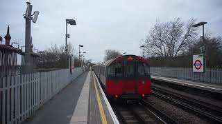 London Underground Uxbridge bound 1973 Stock Piccadilly Line Train leaving Alperton [upl. by Andert958]