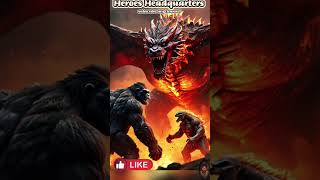 Godzila and kingkong fight together shortvideo gamingherosyoutubshortsvideo [upl. by Stead]