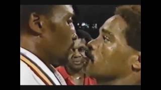 Thomas Hearns vs Wilfred Benitez Highlights [upl. by Acirederf988]