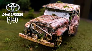 Epic Restoration of Destroyed Toyota Land Cruiser FJ40 Jeep [upl. by Thessa218]