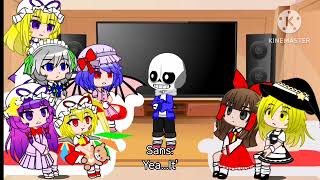 Touhou reacts to FE Sans vs FE Sonic CancelledRead Description [upl. by Ul]