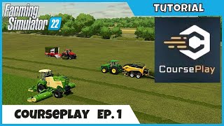 FS22 Tutorial COURSEPLAY Automatize e Crie Comboios Pra Diversos Serviços EP 1 FARMING SIMULATOR 22 [upl. by Aiksas]