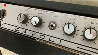 Davoli Jolly Krundaal Made in Italy Tube amplifier with Tremolo [upl. by Odelet]