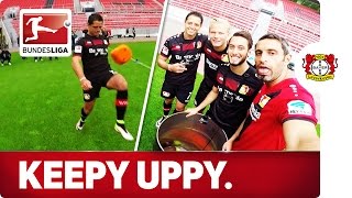 Keepy Uppy Challenge  Bayer 04 Leverkusen [upl. by Axia280]