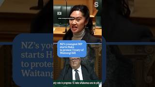 Māori MPs start haka in NZs parliament as protest  ABC News [upl. by Akirderf]