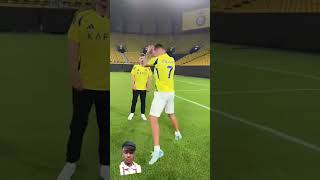 Mrbeast ke Cristiano Ronaldo super shikhar😇 football soccer challenge worldcup [upl. by Enileda83]