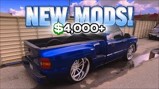 MY STEPSIDE SILVERADO GET NEW MODS OVER 4000 DOLLARS 💰 [upl. by Drape859]