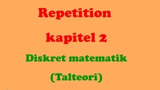 Repetition Ma5 Kapitel 2 [upl. by Reddin853]