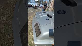 Panelvan Power XC XB amp XF at Willowbank All Ford Day allfordday ford panelvan aussiecars [upl. by Alomeda]